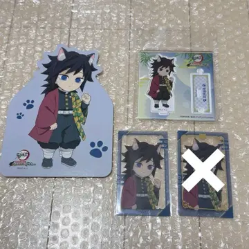 귀멸의 칼날 난자타운 토미오카 기유 아크릴 스탠드 클리어 카드 팝