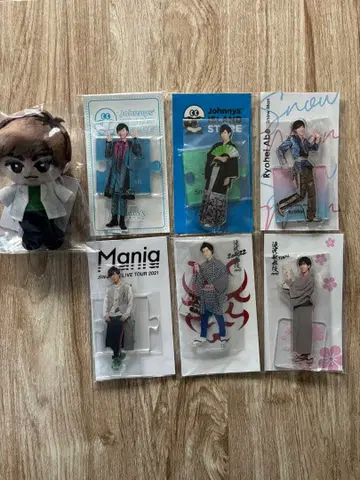 아베 료헤이 아크릴 스탠드와 스노우 칠 누이 세트