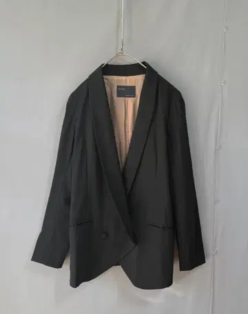 IENA 울 혼방 오버 사이즈 더블 브레스트 자켓 블랙 36