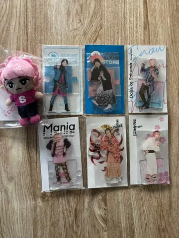 사쿠마 다이스케 아크릴 스탠드와 스노치루 누이 세트