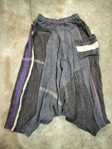 시착만 한 상품*타마키 니이메*울&코튼 네이비 보라색 그레이 계열 사루엘