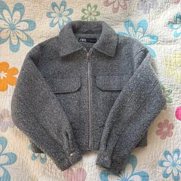 ZARA 부클레 숏 자켓