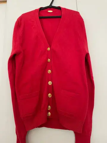 라빠르망 골드 버튼 가디건