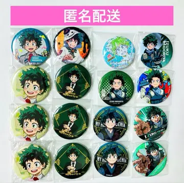 히로아카 미도리야 캔뱃지 16개 묶음 판매