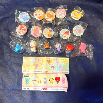 BT21 캔뱃지 & 피규어