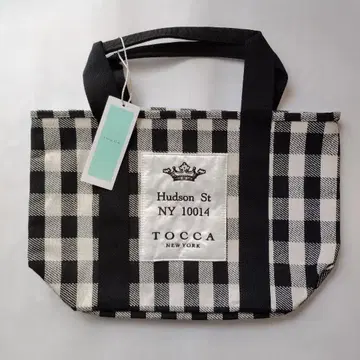 TOCCA 체크 무늬 토트백