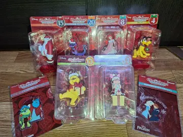 크리스마스 오너먼트 복권 디즈니 피규어 6체 세트