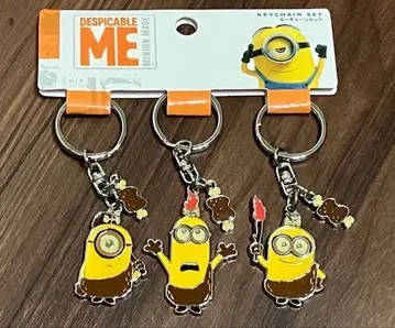 USJ 미니언 키체인 세트 밥 스튜어트 케빈