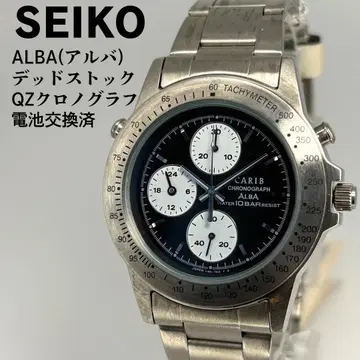 데드스탁 SEIKO 세이코 알바 크로노그래프 팬더 배터리 교환 완료