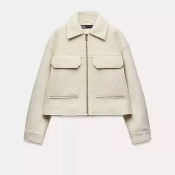 ZARA 부클레 숏 자켓 구매 가격 7,990엔