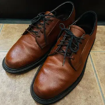 빈티지 가죽 신발 8.5D 구제 의류 미국제 비즈니스 슈즈