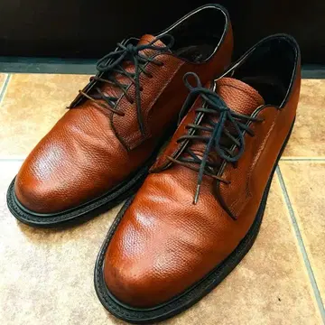 빈티지 가죽 신발 8.5D 구제 의류 미국제 비즈니스 슈즈