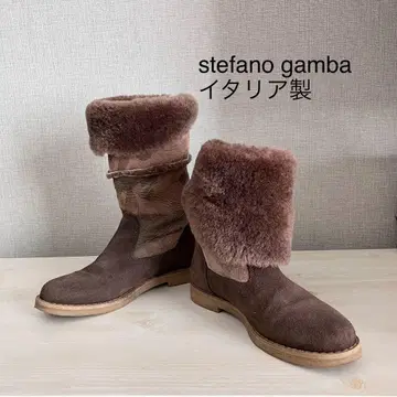 stefano gamba 브라운 카모플라쥬 어그 부츠