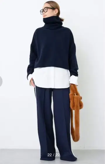 Deuxieme Classe 크롭 터틀넥 풀오버