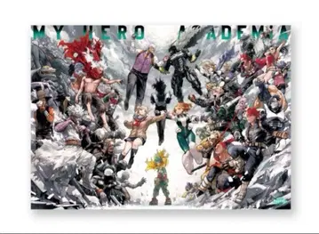 히로아카 원화전 B2 포스터 키 비주얼 히어로VS빌런