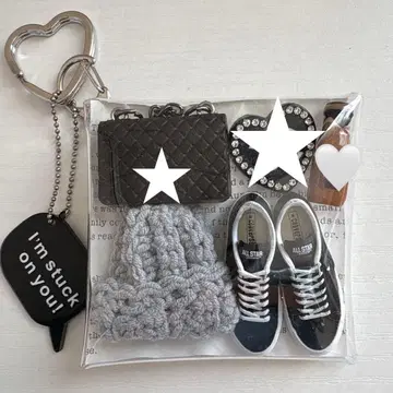 가챠 파우치 CONVERSE Allstar 블랙