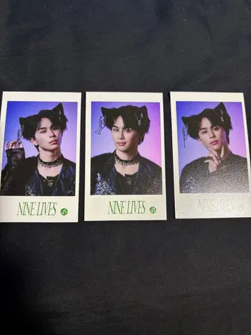 초특급 NINELIVES 타쿠야 미니 사진 3장 세트