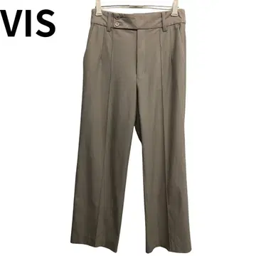 리바이스 그레이 와이드 팬츠 M 뒷주머니 2개 여성용 오피스