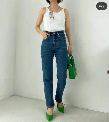 새상품급 LASHIKU 데님 팬츠