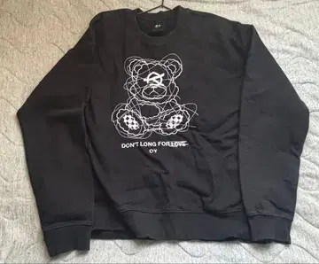 OY 트레이닝복 맨투맨 블랙