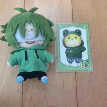 컬러풀 피치 시바 봉제 인형 트레이딩 카드 세트