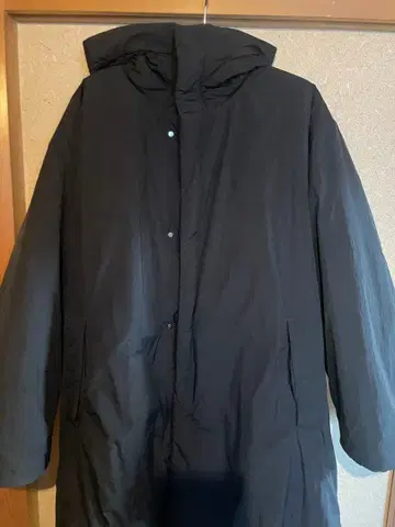 무인양품 벤치 코트 블랙 L size