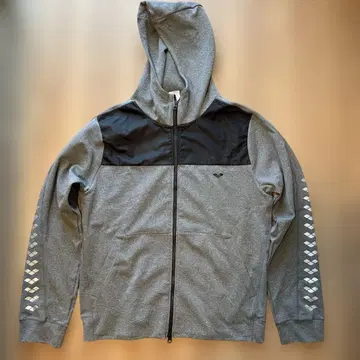 arena 그레이 프론트 지퍼 후드티 XL