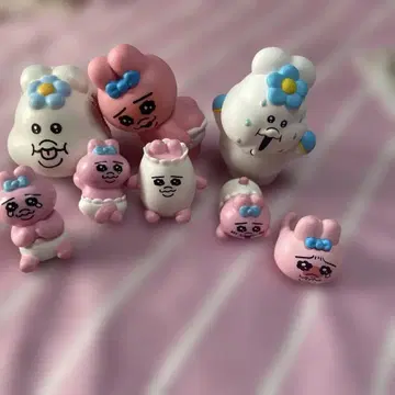 캐릭터 피규어 8개 세트