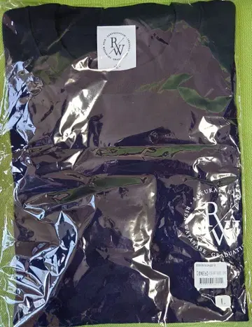 와타나베 리사 졸업 콘서트 로고 T셔츠 (블랙)