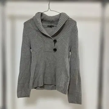 23구 리브 그레이 스웨터 38
