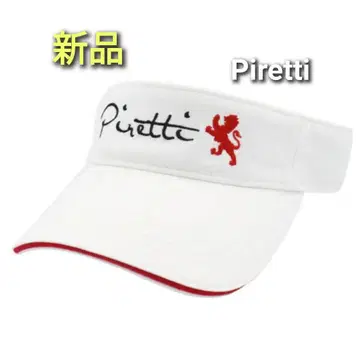 새상품 피레티 골프 선바이저 화이트 일본 정품 캡 화이트