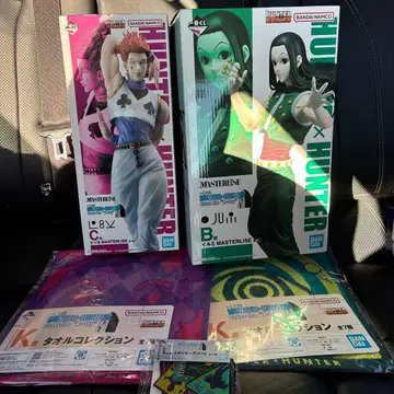 헌터헌터 제일복권 히소카 이르미 피규어 세트 타월 씰 포함