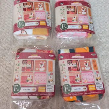 나츠메 우인장 제일복권 핸드 타월 전 4종