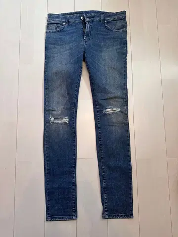 JCOLOR 이탈리아 데님 데미지 가공