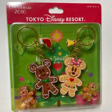 디즈니 리조트 한정판 페어 키체인 2010 크리스마스