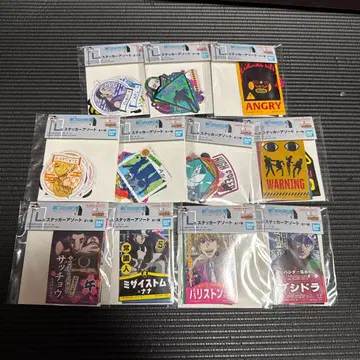 제일복권 HUNTER x HUNTER L상 스티커 모듬 11종 컴프