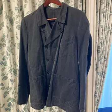 ANATOMICA 더블 브레스트 린넨 자켓