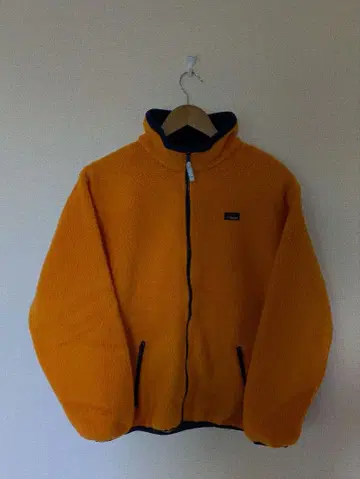 구제 의류 90s~ L.L.bean 오렌지 블루 플리스 짧은 기장