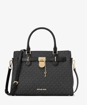 HAMILTON 사첼 미디엄 - MK 시그니처 블랙 F