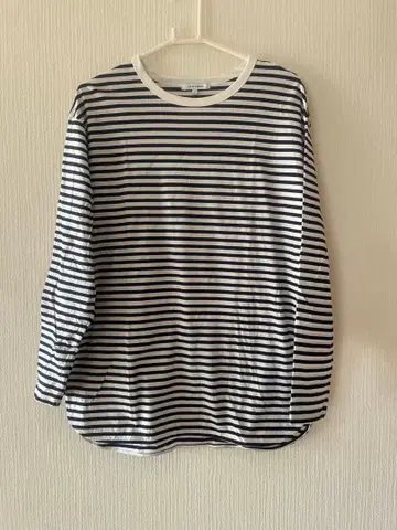 [ 미사용품 ] 23구 MY STANDARD 보더 티셔츠 44 사이즈 빅