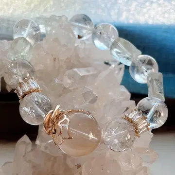 하키머 다이아몬드 그린 수정 팔찌