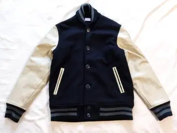 브라우니 빈티지 바시티 자켓 L 블랙