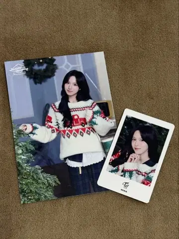 TWICE 미나 팝업 스토어 2025 겨울 랜덤 포토 카드