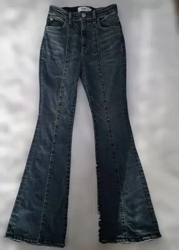 AZULbymoussy 오버다이 절개 플레어 데님 S