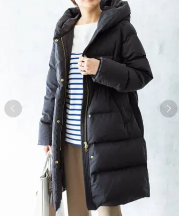 IENA 다운 숄 후드 코트