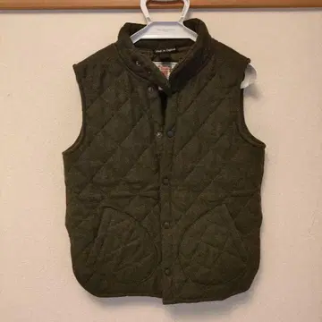 Beaver 퀼팅 베스트 34 사이즈 올리브 그린