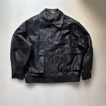 가죽 자켓 다크 브라운 M