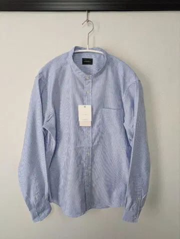 [ 새상품 ] W/R 옥스 밴드 카라 셔츠 방지 주름 L 사이즈