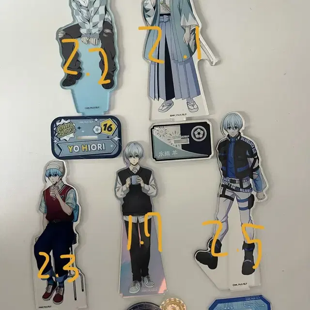 블루록 히오리 요우 아크릴 스탠드 일괄