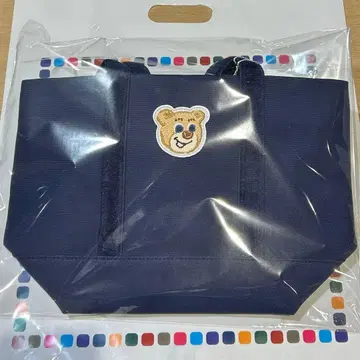 러브러리 바이 페이퍼 올드 테디 와펜 토트백 네이비 S